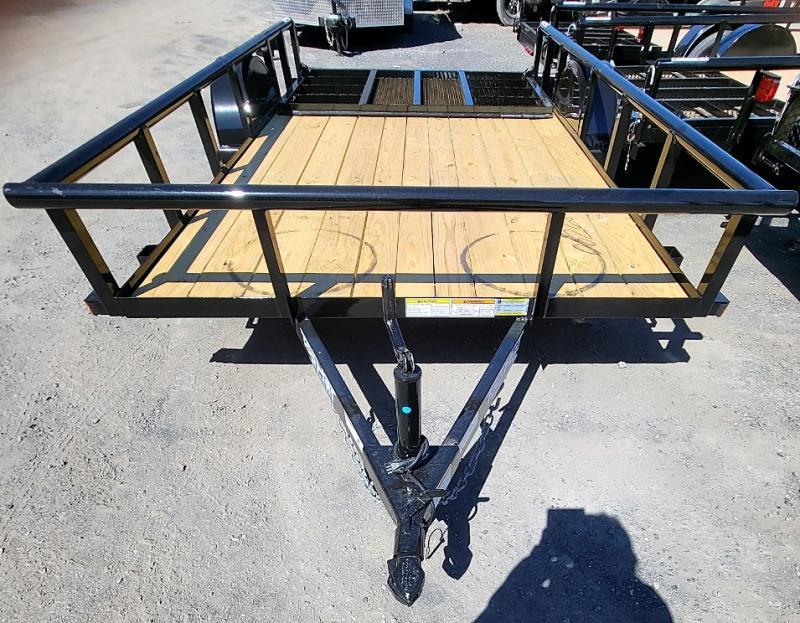 2023 Top Hat Trailers 6.5X12 PIPE RAIL Utility Trailer Russ Auto and