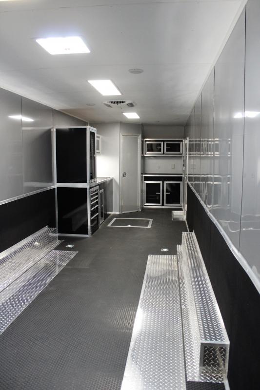 Enclosed Car Trailer Full Bathroom 34' w/Electric Awning & A/C 0345