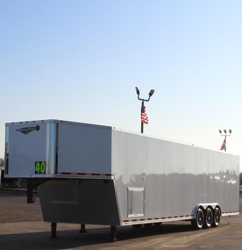 Enclosed Gooseneck Trailer For Sale 40' 2023 w/Finished Interior