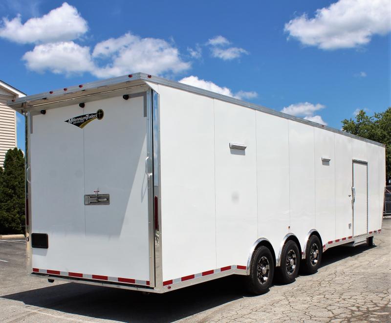 PENDING SALE **HAIL SALE** Gooseneck Enclosed Race Trailer 2023 40' 7