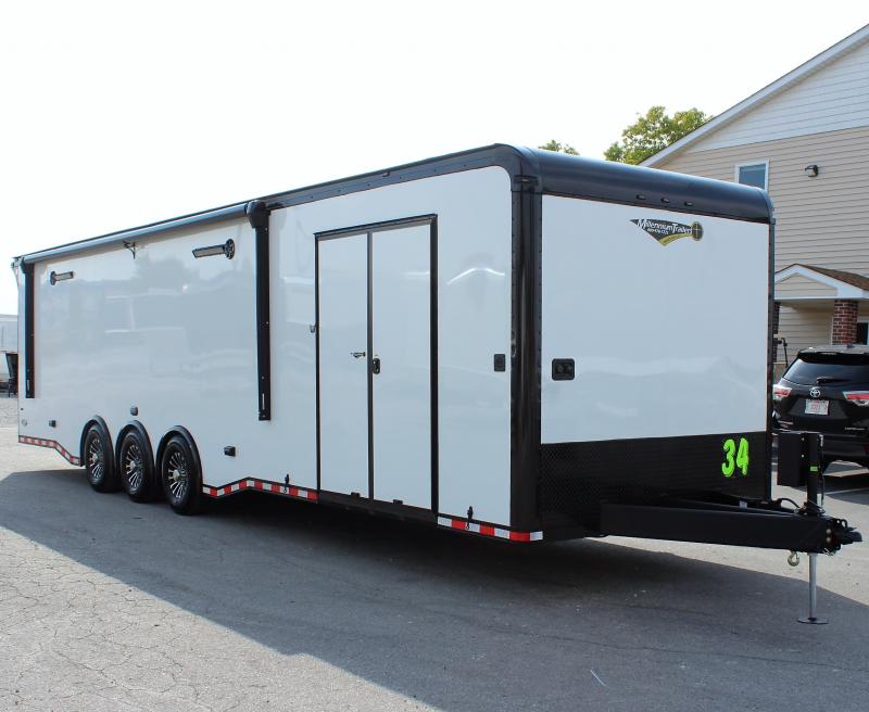 Enclosed Car Trailer *Full Bathroom* 2024 34' Edge LOADED! 7998