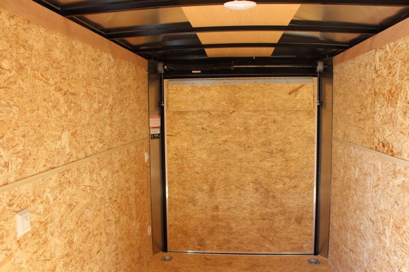 Enclosed Motorcycle Trailers For Sale 2023 6' x 12' Ramp Door Aluminum