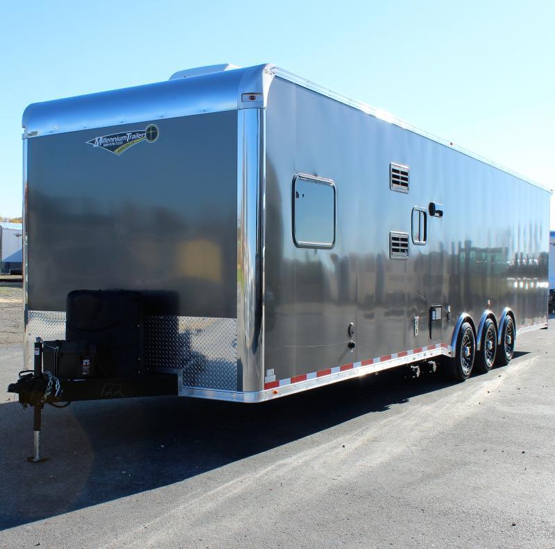 **HAIL SALE** Enclosed Trailers with Living Quarters 2023 34' Triaxle