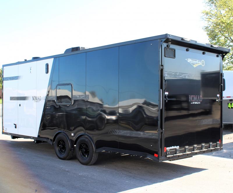 Enclosed Trailer Toy Hauler w/Living Quarters 2024 24' Nomad Sleeps 6