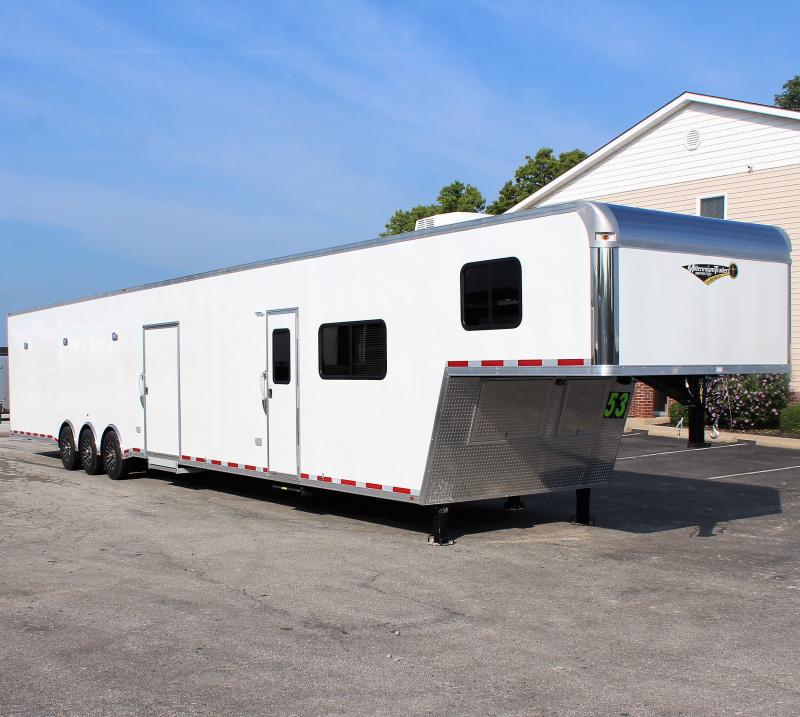 Enclosed Car Trailer with Living Quarters For Sale 53' w/24' LQ/ Sleeps