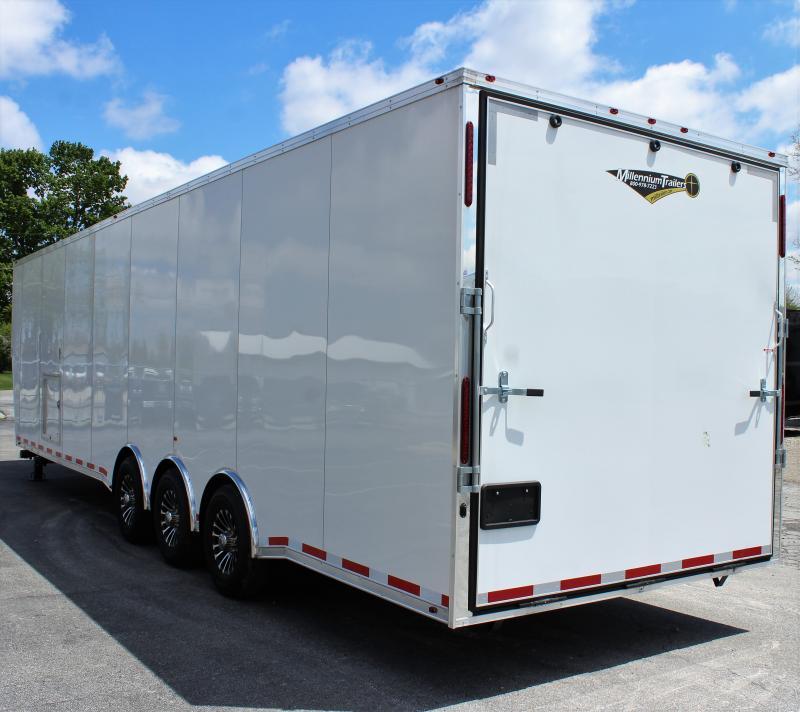 Enclosed Race Car Trailer With Mini Living Quarters 2023 40' Millennium
