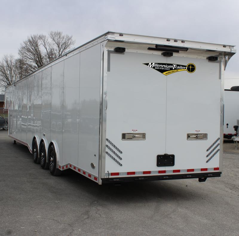 Enclosed Gooseneck Trailer For Sale 2023 48' Edge Fully Finished Interior