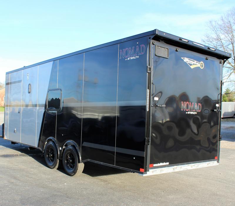 Enclosed Trailer with Living Quarters Aluminum Frame 2023 24' Nomad