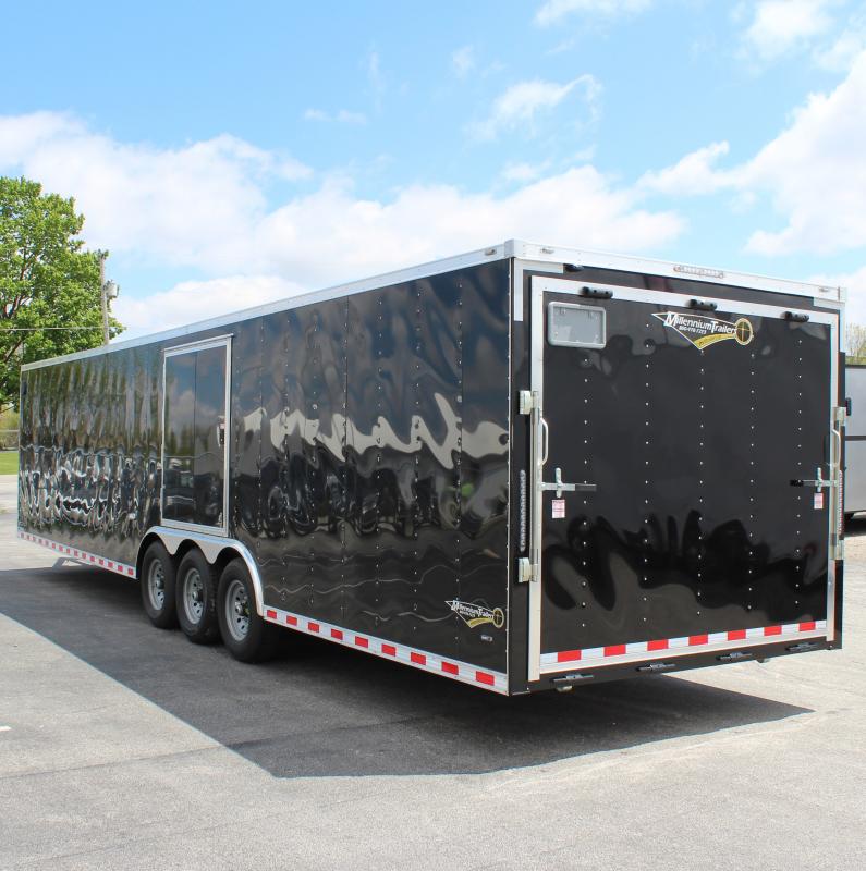 Enclosed Car Hauler 2024 34' w/Escape Door & Recessed Floor ETrack