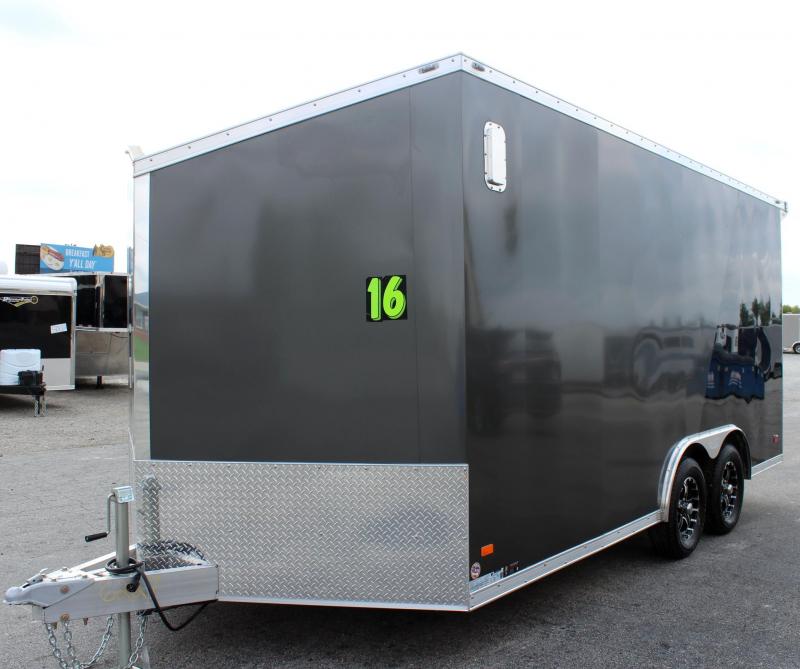 8.5' x16' All Aluminum Frame Star Enclosed Trailer Torsion Axles HD