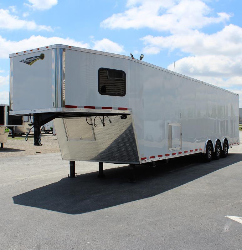 Enclosed Race Car Trailer With Mini Living Quarters 2023 40' Millennium