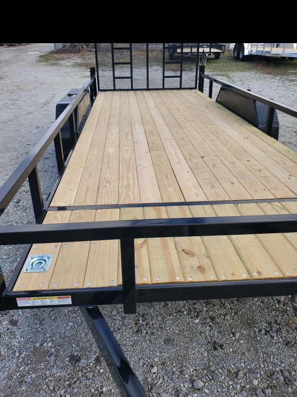2022 STEEL 7X18 TANDEM AXLE RAMP Mid City Trailers Enclosed, Dump