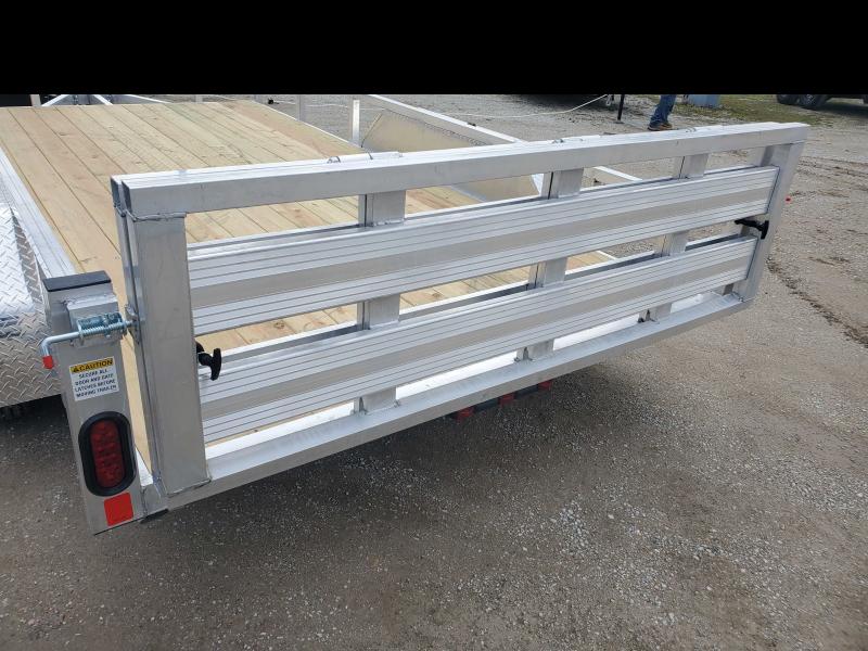 2022 ALUMINUM 7X14 TANDEM AXLE BI FOLD RAMP Mid City Trailers