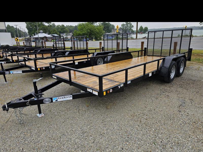 2023 STEEL 7X18 TANDEM AXLE RAMP Mid City Trailers Enclosed, Dump