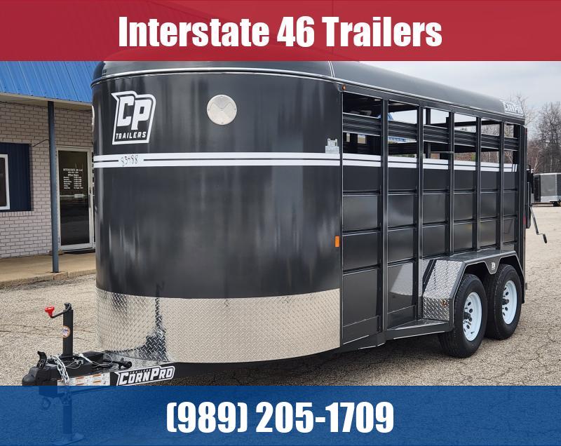 6 X 16 LIVESTOCK TRAILER CORN PRO 2023 BUMPER PULL Stock Trailers For
