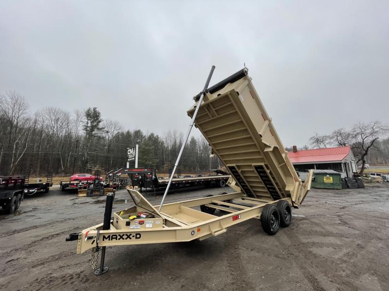 2023 MAXXD 7x16 16K DTX Telescopic Dump Trailer CM Truck and Trailer Sales Enclosed Cargo