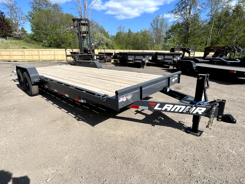 2023 Lamar Trailers 7X22 14K SlideOut Ramps Equipment Trailer CM
