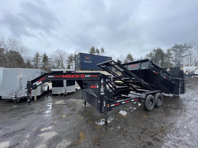 2023 MAXXD 7x14 14K Gooseneck RollOff Dump Trailer CM Truck and