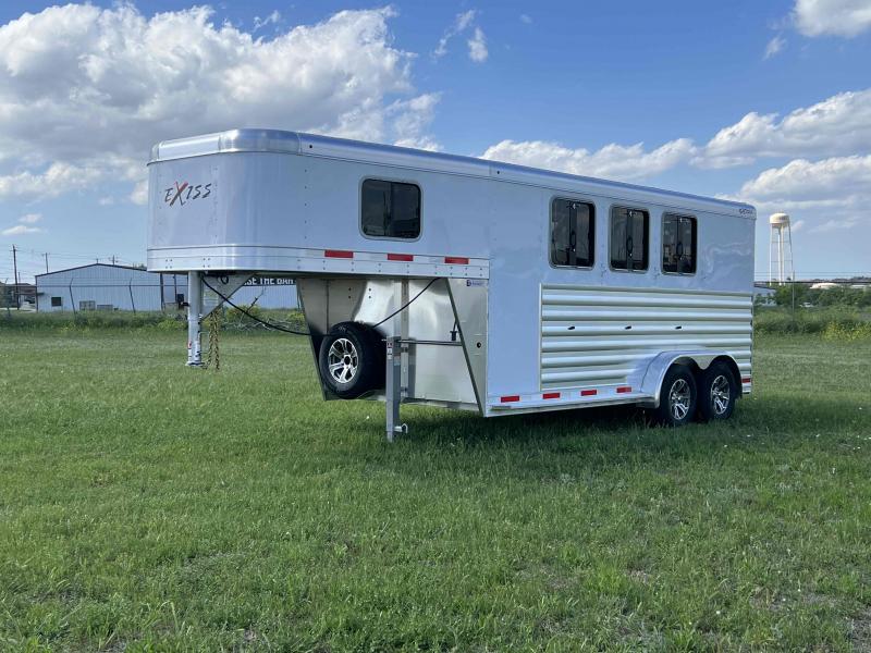 2023 Exiss Trailers 2023 Exiss 3H Gooseneck Slant load Horse Trailer