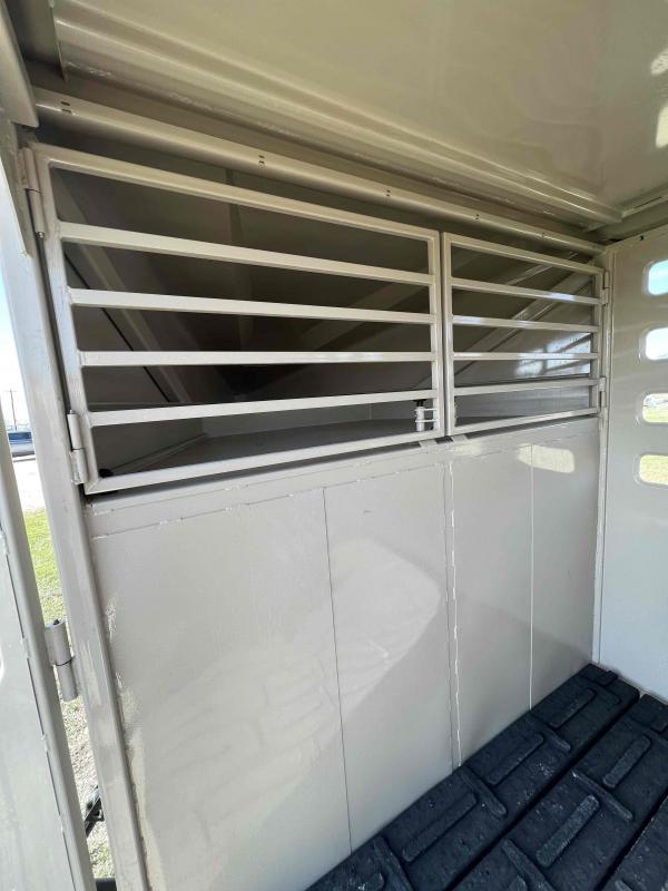 2023 Maxxim Industries 24x78 Steel Livestock Trailer with rubber