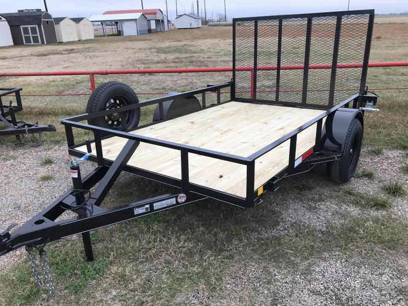 RENTAL 2021 J&C Trailers 10' x 77" Utility SA Utility Trailer