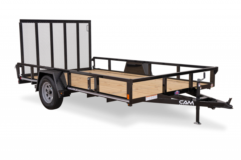 2023 CAM SUPERLINE 7X12 SINGLE AXLE LANDSCAPE/UTILITY TRAILER Hudson River Truck and Trailer