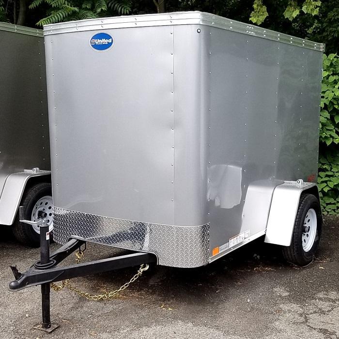 2018 United Trailers 5 X 8 Cargo Trailer XLE FDR Hitches Cargo