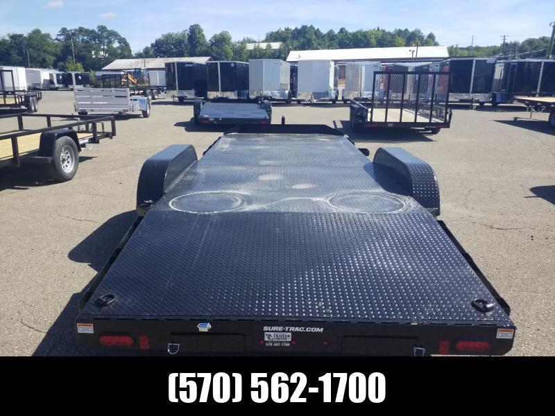2023 Sure Trac 7X20 10K STEEL DECK SLIDE OUT RAMPS Car Hauler 