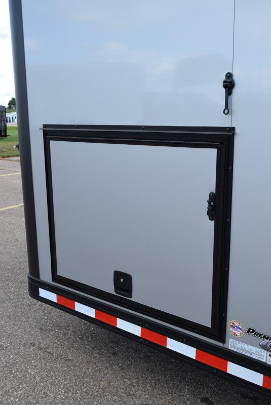 BRAVO 8.5x28' STP ENCLOSED RACE TRAILER w/ ROCKFORD FOSGATE STEREO