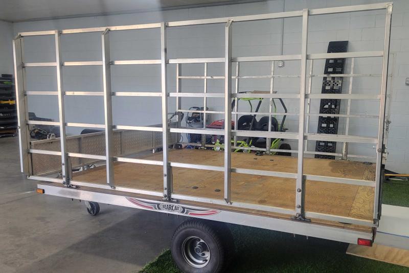 Bearcat 7 X 8.5 Aluminum ATV / MultiUse Trailer Ohio Enclosed Trailer Sales New & Used