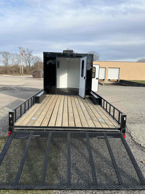 2023 Quality Cargo 8.5X28 Hybrid SxS / Car Hauler Enclosed Trailer