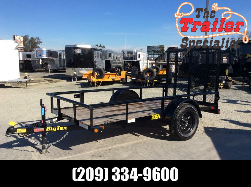 NEW 2023 Big Tex Trailers 30SA10 5x10' 3K GVW Single Axle Utility