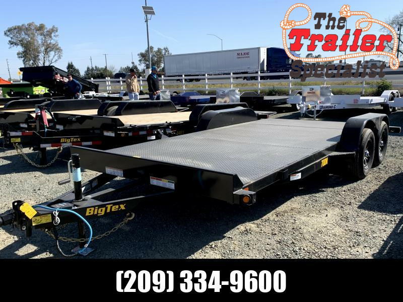 NEW 2023 Big Tex Trailers 70DM18 7x18 7k GVW Car Hauler Trailer Car