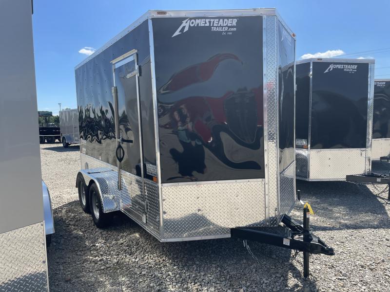 Homesteader Trailers 7x12 Enclosed Trailer w/ Ramp Door Side Wall