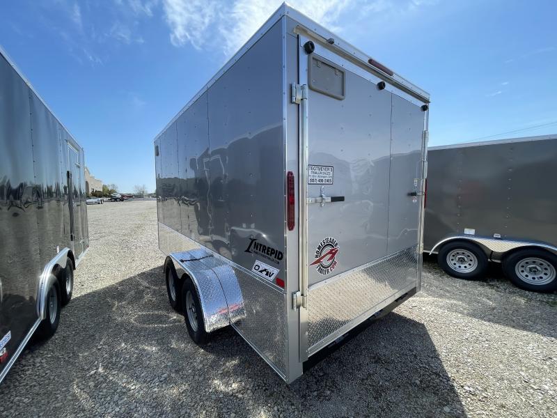 Homesteader Trailers 7x14 Enclosed Trailer w/ Ramp Door Side Wall