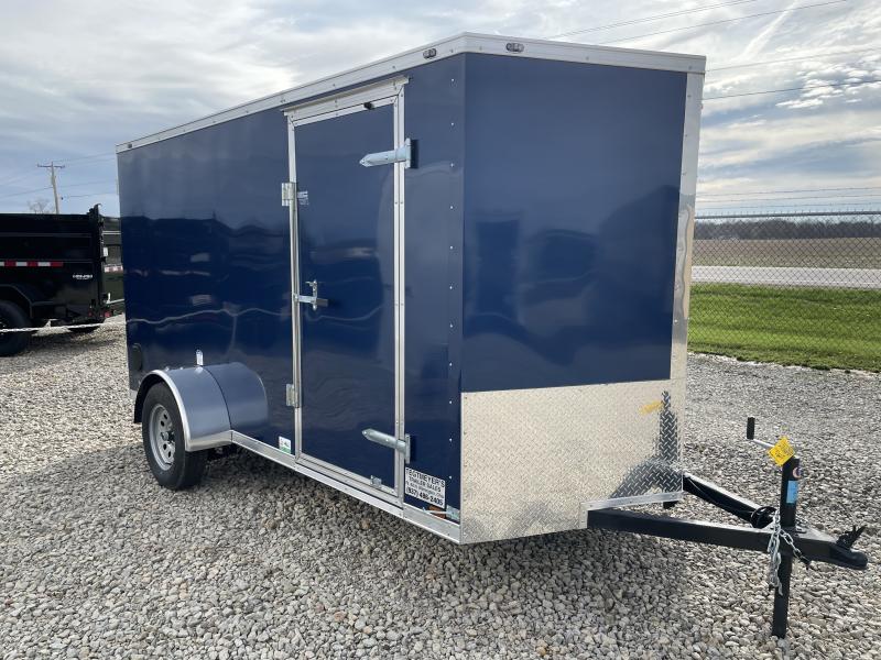 Continental Cargo 6X12 Enclosed Trailers W/ Ramp Door PJ Trailers in