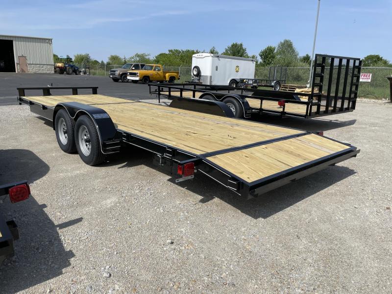 24' Wood Floor Car Hauler w/ rampsremovable fender PJ Trailers in OH