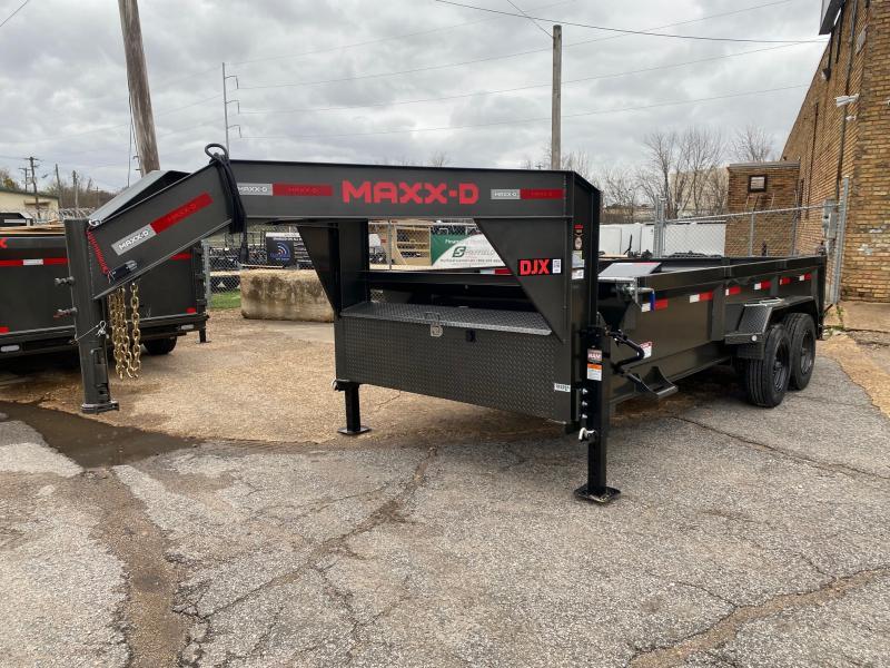 2022 MAXXD DJX8316 Gooseneck Dump Trailer Living Quarter Trailers For