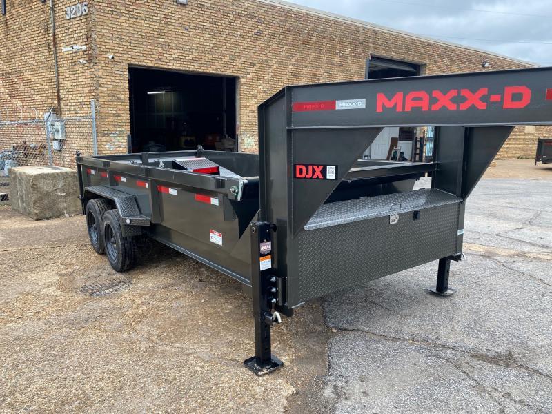 2022 MAXXD DJX8316 Gooseneck Dump Trailer Living Quarter Trailers For