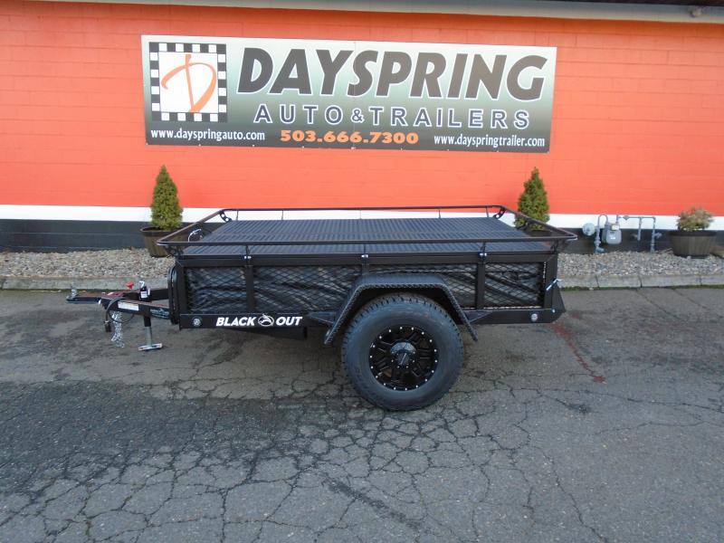 2023 Jumping Jack Trailers JJT6X8 BLACKOUT Tent Camper 5x8 Trailers