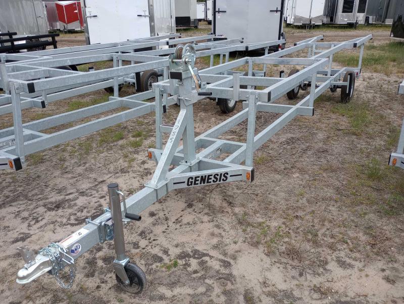 2023 Genesis 20' SINGLA AXLE PONTOON TRAILER Boat Trailer Utility