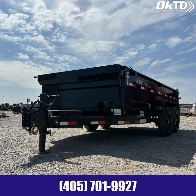 2022 Iron Bull 83" x 14' Tandem Axle 14K GVWR Dump Trailer Oklahoma