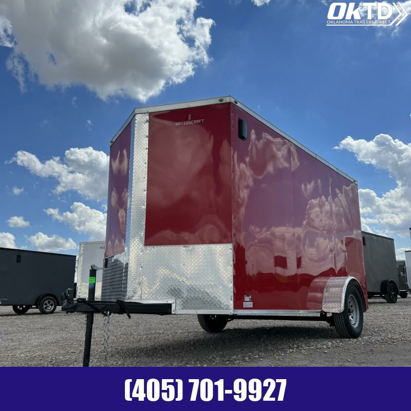 Enclosed Cargo Trailer Nationcraft 6 X 12 3.5k Oklahoma Trailers
