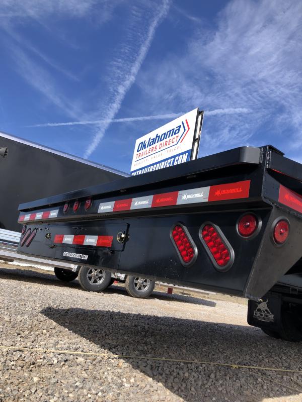 Flatbed Deckover Trailer Iron Bull 8.5 X 40 22k Oklahoma Trailers