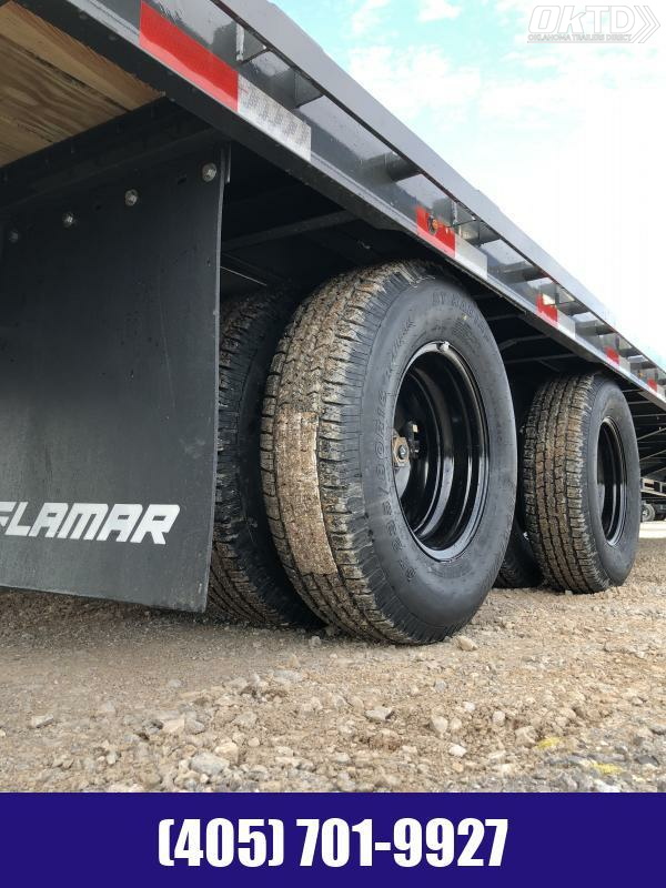 Flatbed Deckover Trailer Lamar 8.5 X 40 24k Oklahoma Trailers Direct