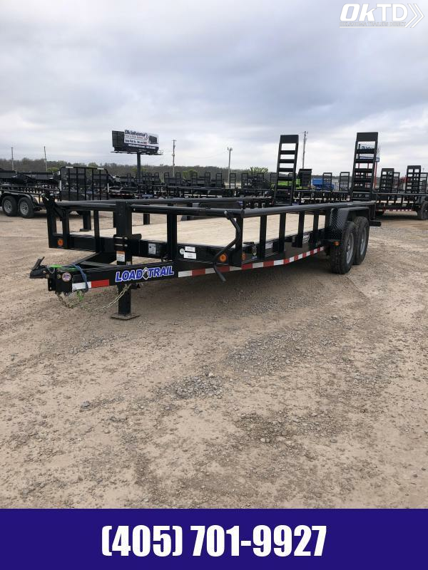 2022 Load Trail 83" x 20' Tandem Axle Equipment Trailer With Pipe Rail