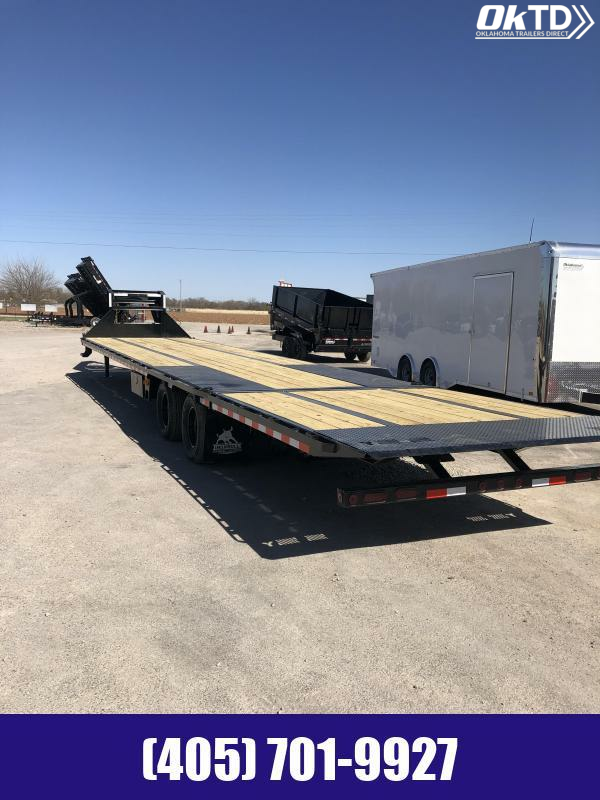 2022 Iron Bull 102" x 40' Tandem Axle Gooseneck Flatbed Trailer w/24k
