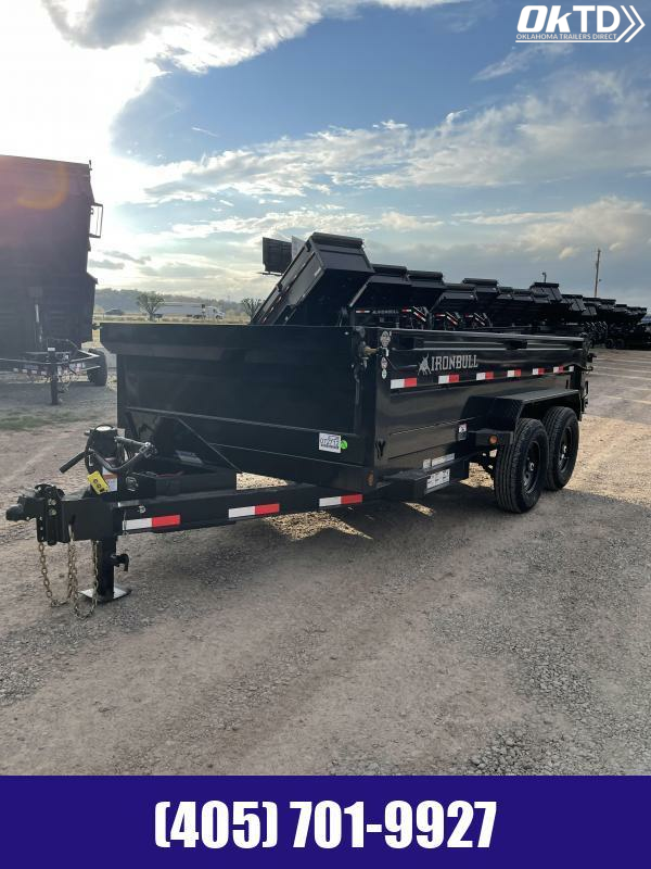 2022 Iron Bull 83" x 14' Tandem Axle Bumper Pull Dump Trailer