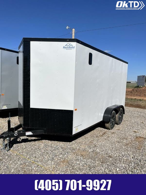 Rock Solid Cargo 7' x 14' Tandem Axle Enclosed Cargo Trailer Oklahoma
