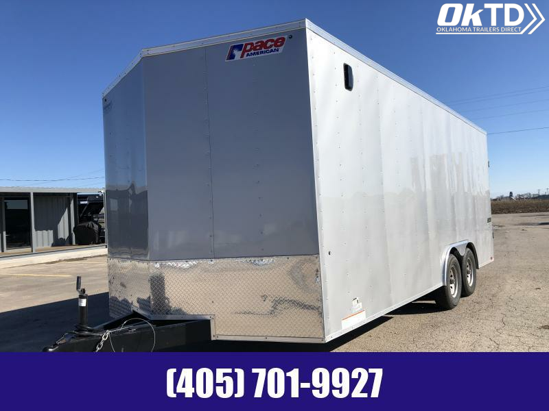 Enclosed Cargo Trailer Pace 8.5 X 20 10k Oklahoma Trailers Direct in